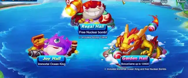 Bombing Fishing gemple 91Clubgames